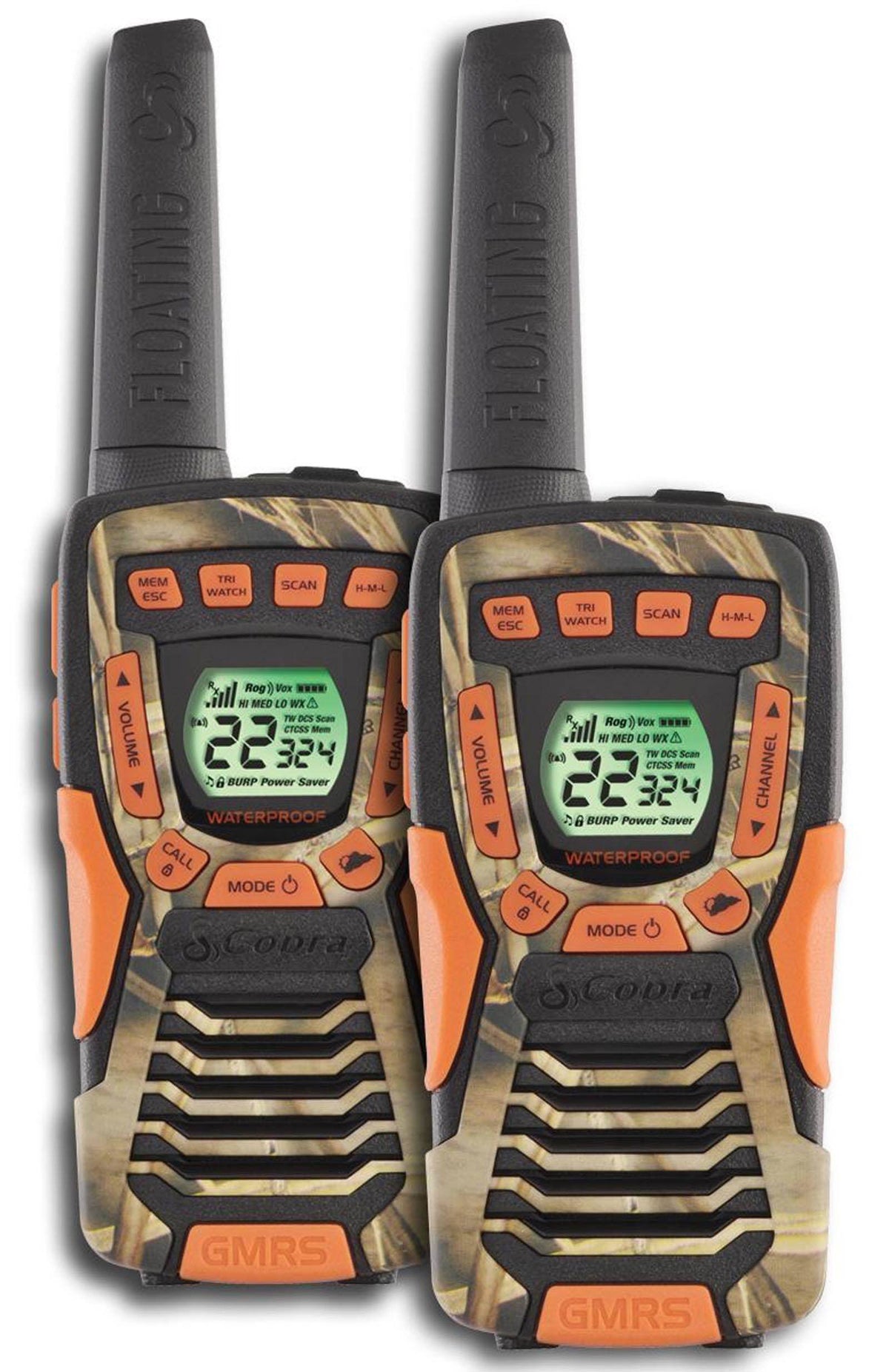 37 Mi Waterproof Floating 2Way Radios Walkie Talkies 8 pack A1438