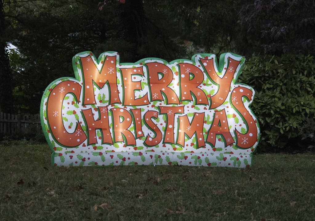 Inflatable Lawn Sign, 9 foot wide, 5 feet high J208187