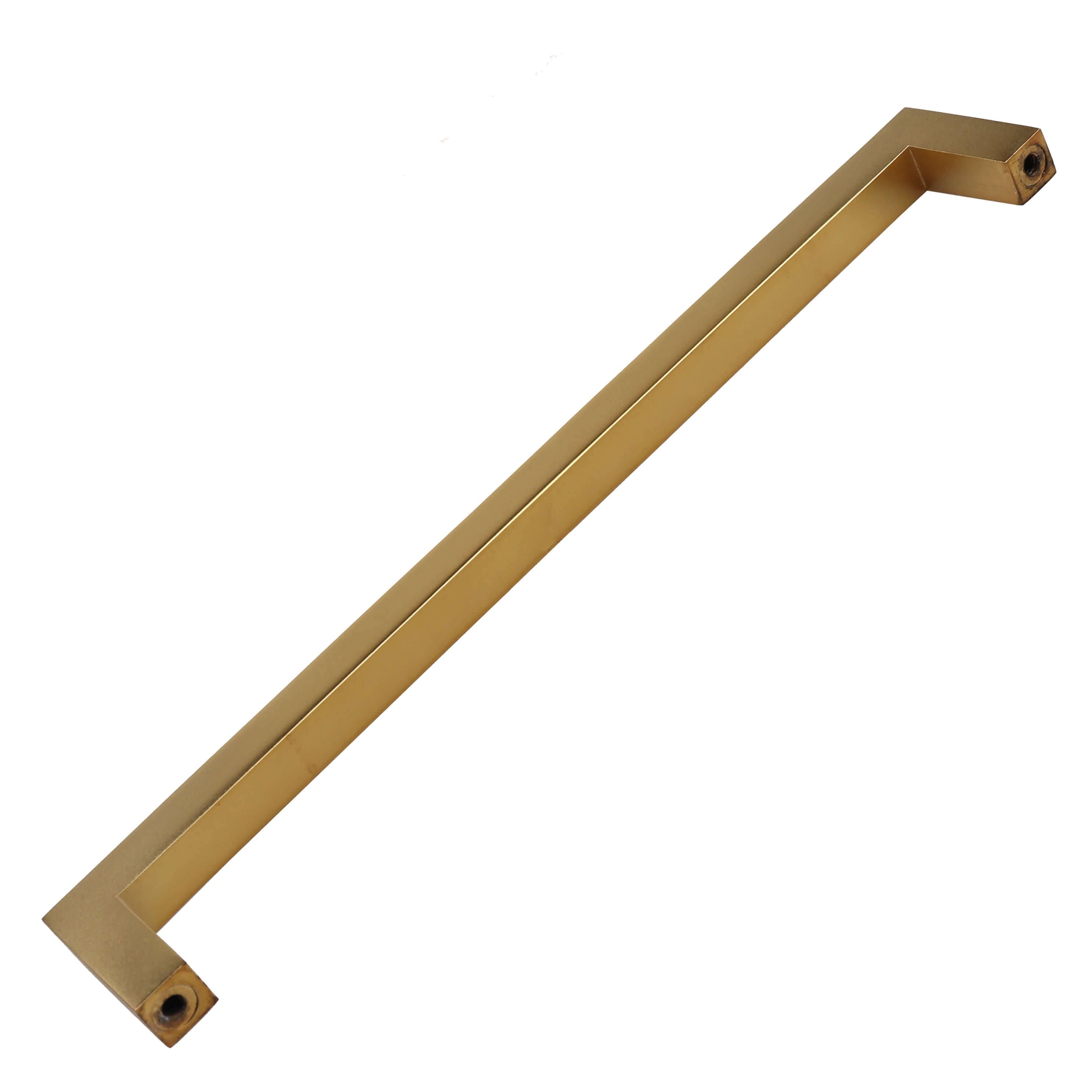 Brass Gold Solid Square Cabinet Bar Pulls (10-Pack) S376224