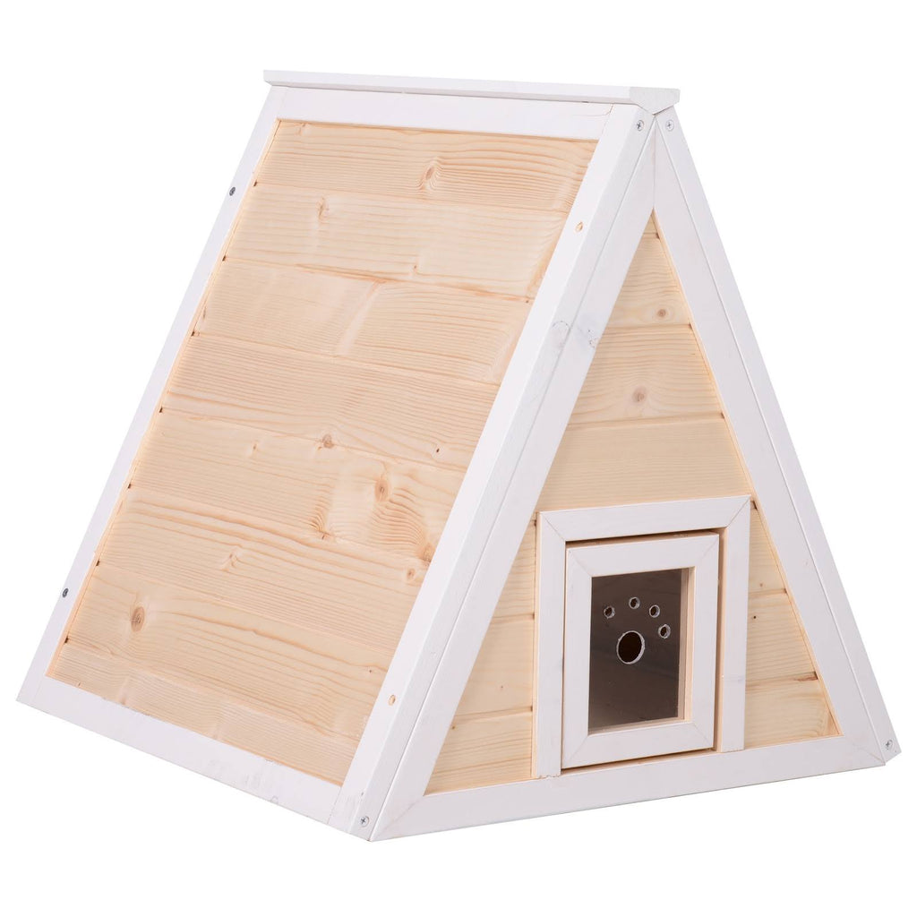 Solid Wood Cat Condo Outdoor Pet Shelter D470