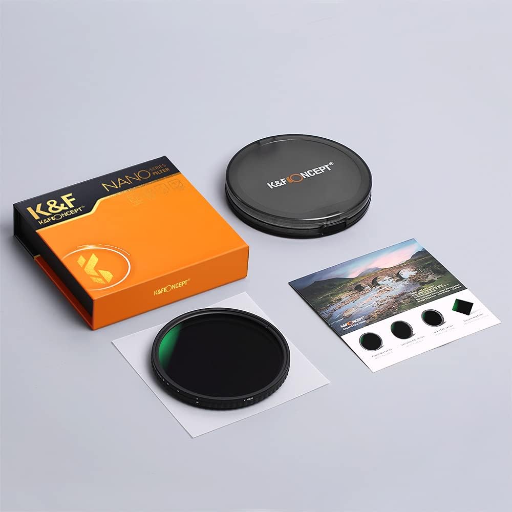 72mm Fader ND Filter Neutral Density Variable Filter ND2 to ND32 Pack of 2 Q82485