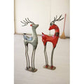 2 Piece Recycled Iron Deer Set M5989
