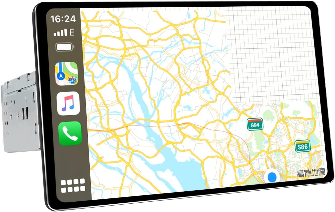 8 Inch Single Din Android Car Stereo with CarPlay and Android Auto Q8394