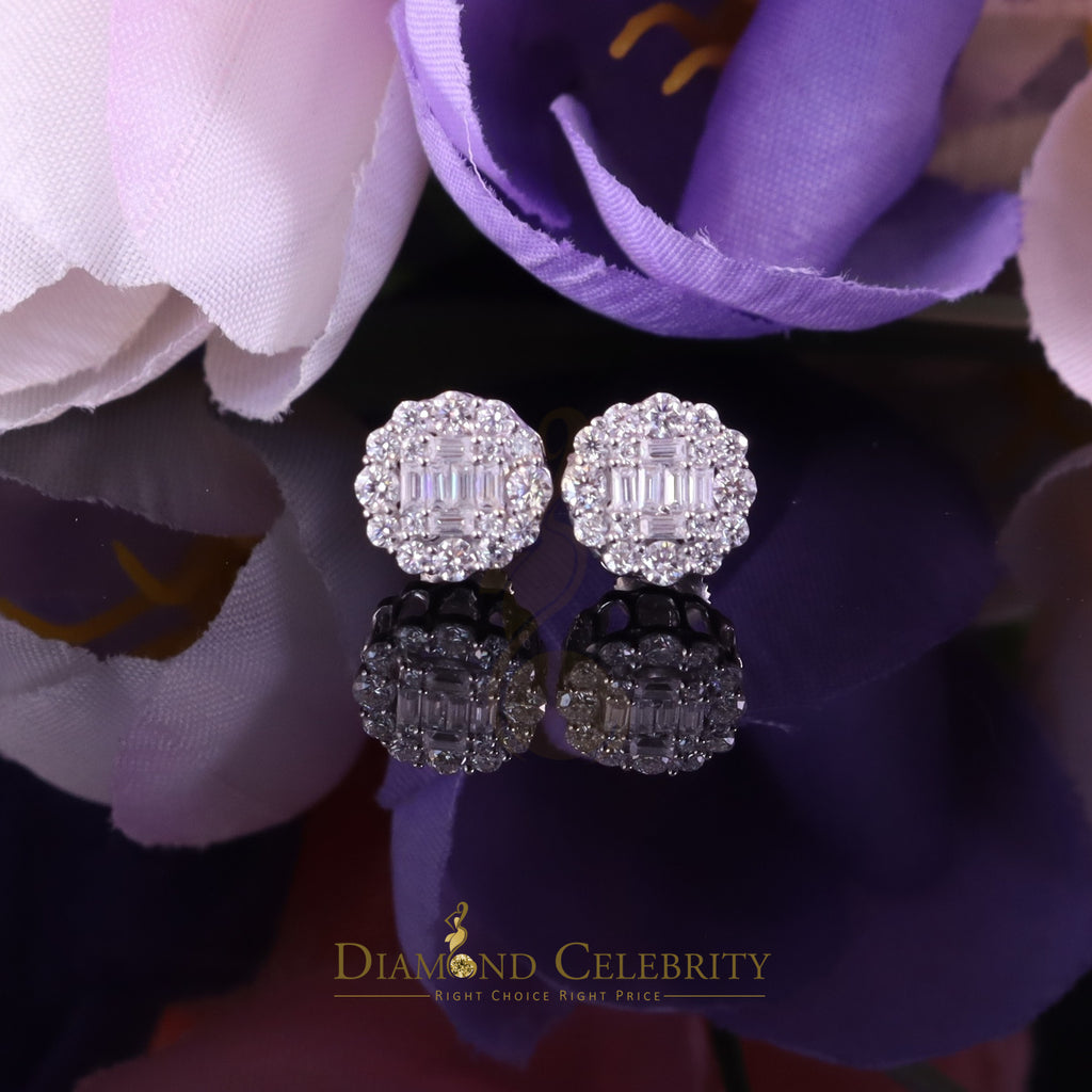 925 Silver Floral Stud Earrings V7248