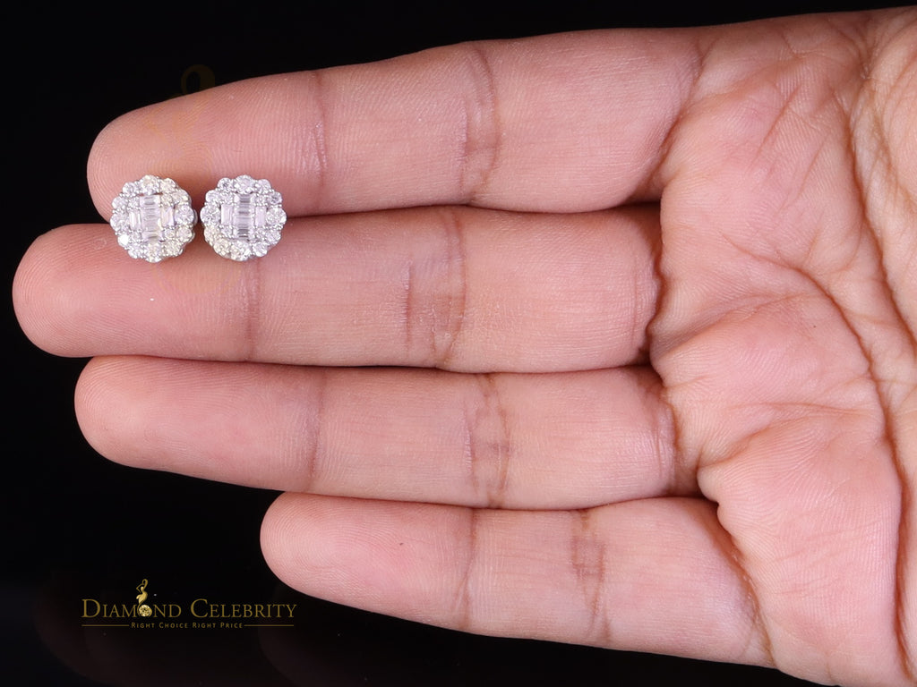 925 Silver Floral Stud Earrings V7248