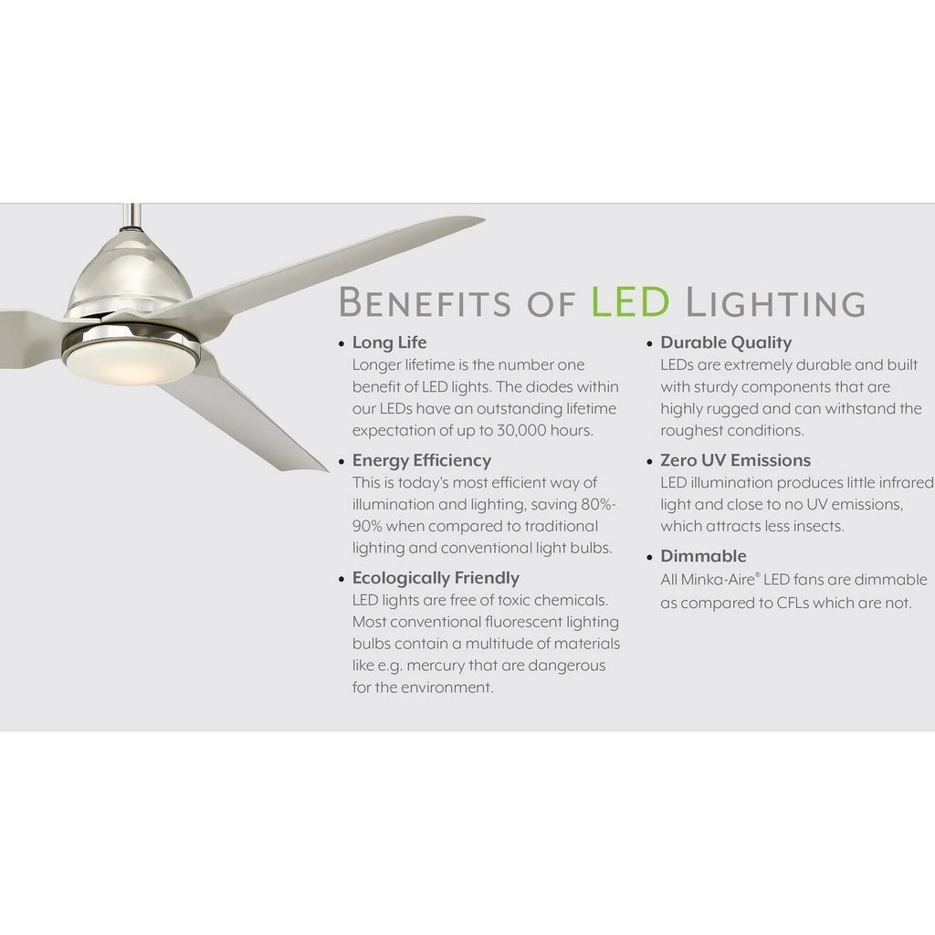 Chrome LED Ceiling Fan X692401
