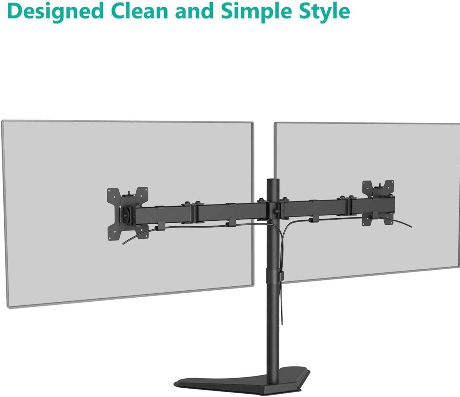 Dual LCD Monitor Desk Mount, Black L699501