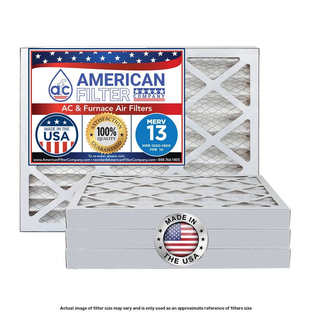 16x25x3 MERV 13 Air Filters (4-Filters) J40911
