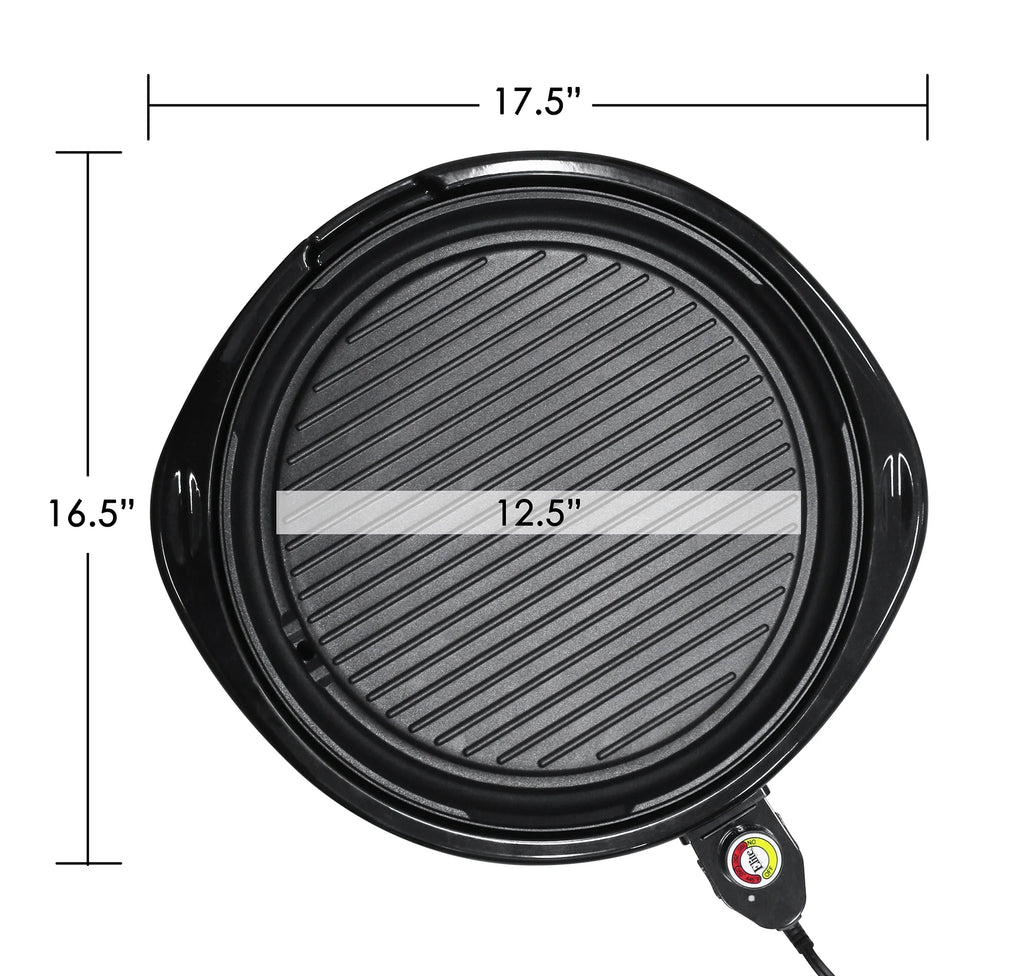Black Electric Indoor Grill R686