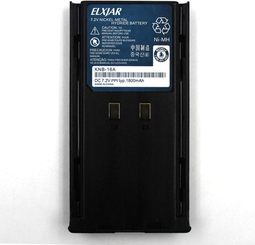 (2-Pack) 7.2V 1800mAh Ni-MH Replacement Battery for Kenwood Two-Way Radio W97958