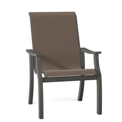 Textured Graphite Patio Dining Armchair W844370