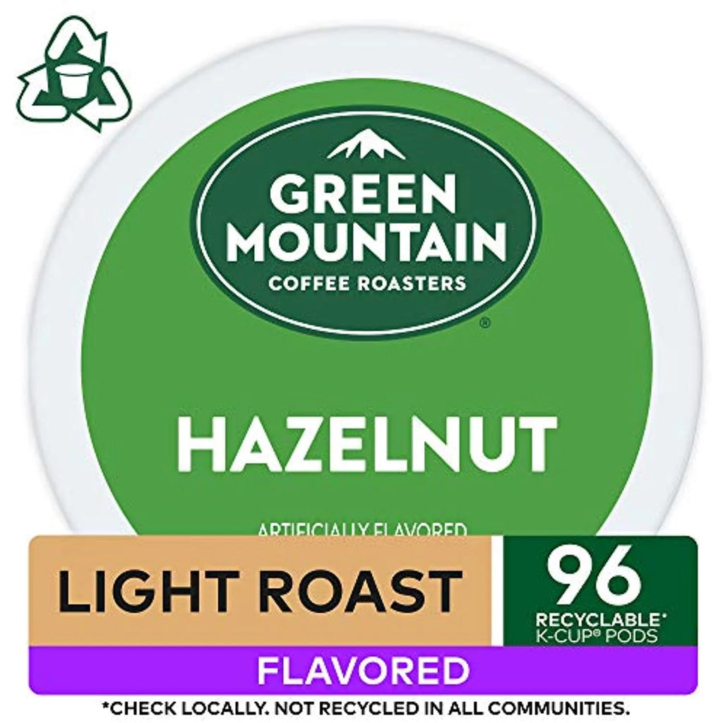 Hazelnut Flavored Light Roast Coffee, 96 Count A929