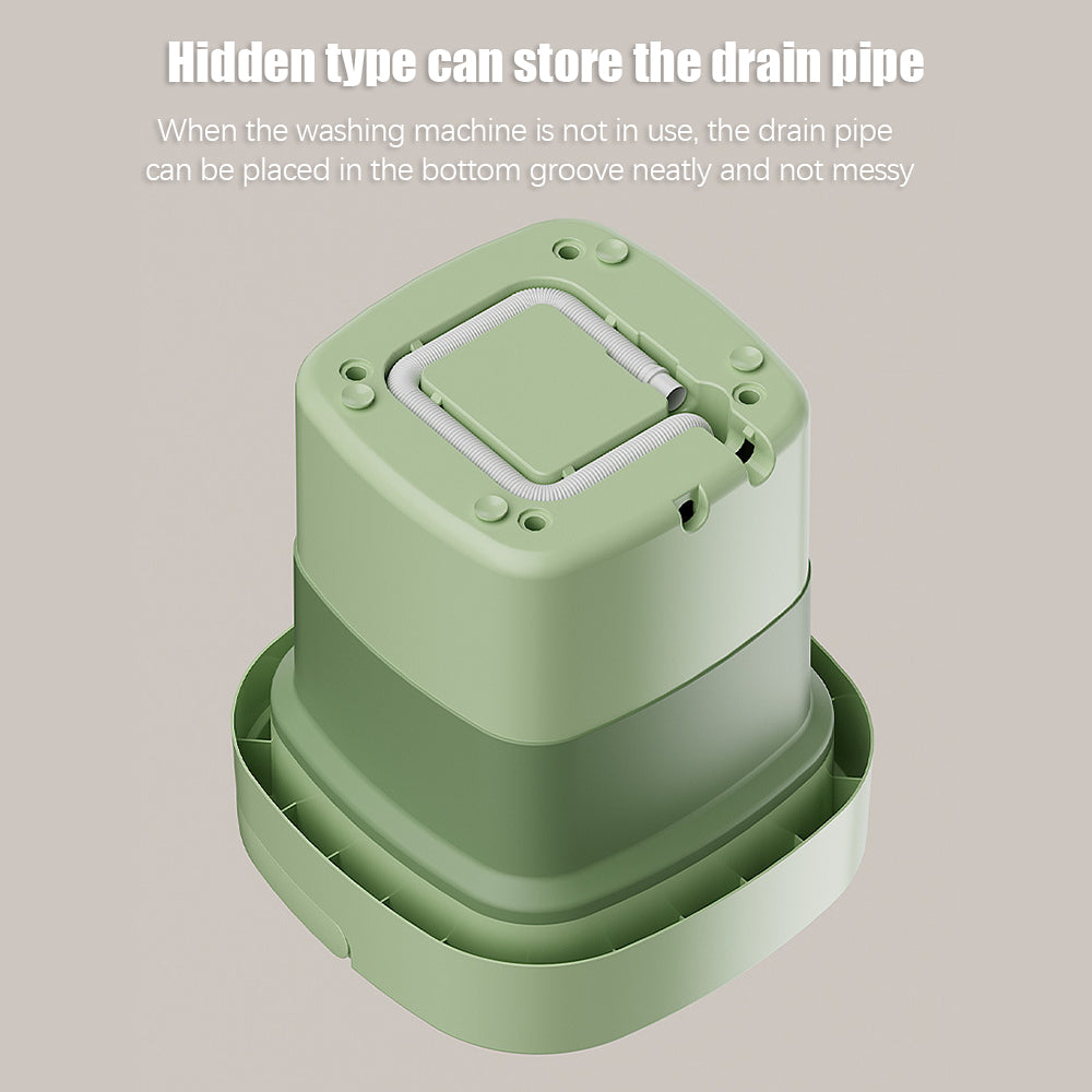 Portable Washing Machine with UV Sterilization Foldable Dryer with Drain Hose P744
