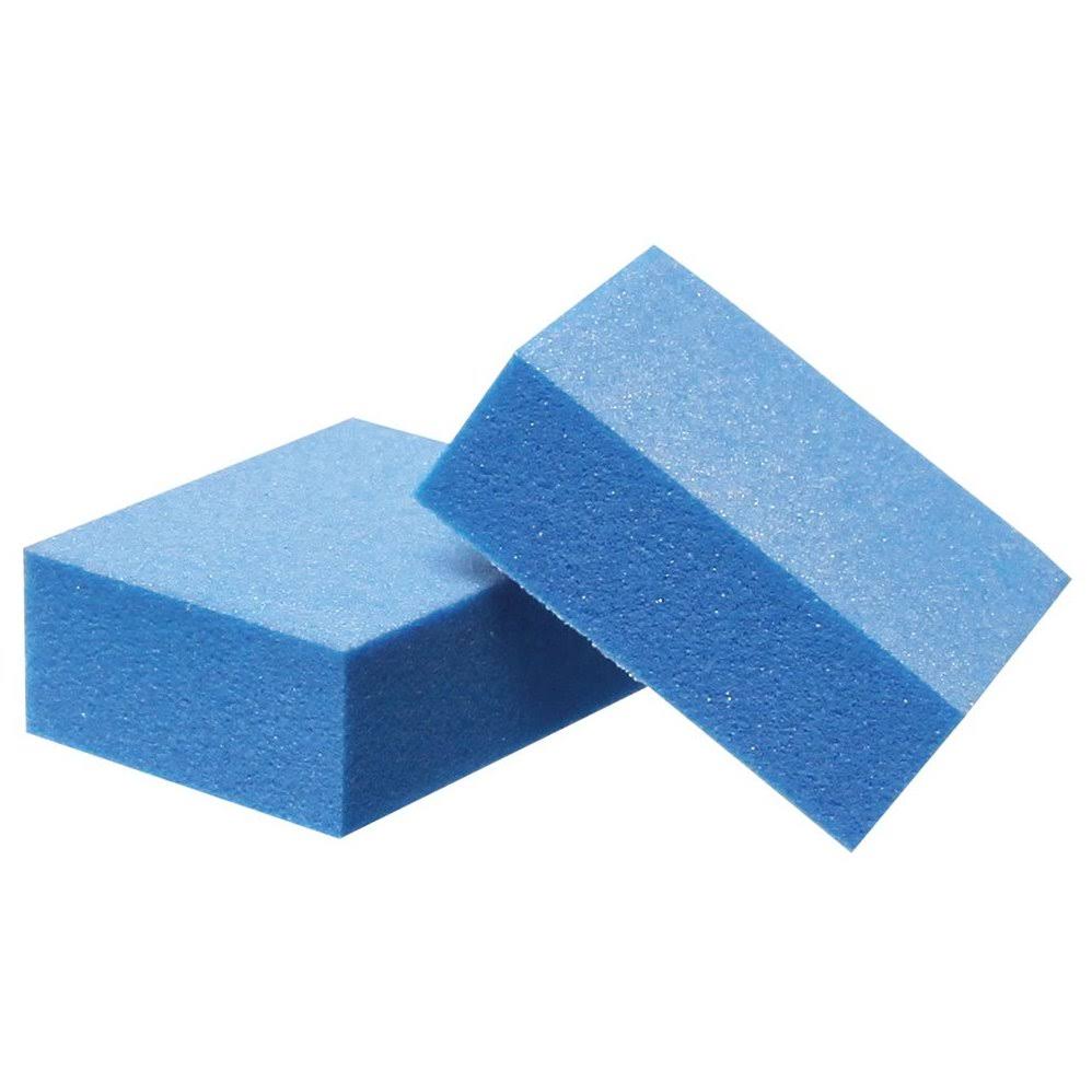 Mini Buffing Block, Blue, 180/180 Grit, Double-Sided Nail Buffer, 1000-Count H9606