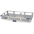 Polished Diamond Plate Aluminum Hitch Mount Carrier 51in x 23in 500lb Capacity I61592