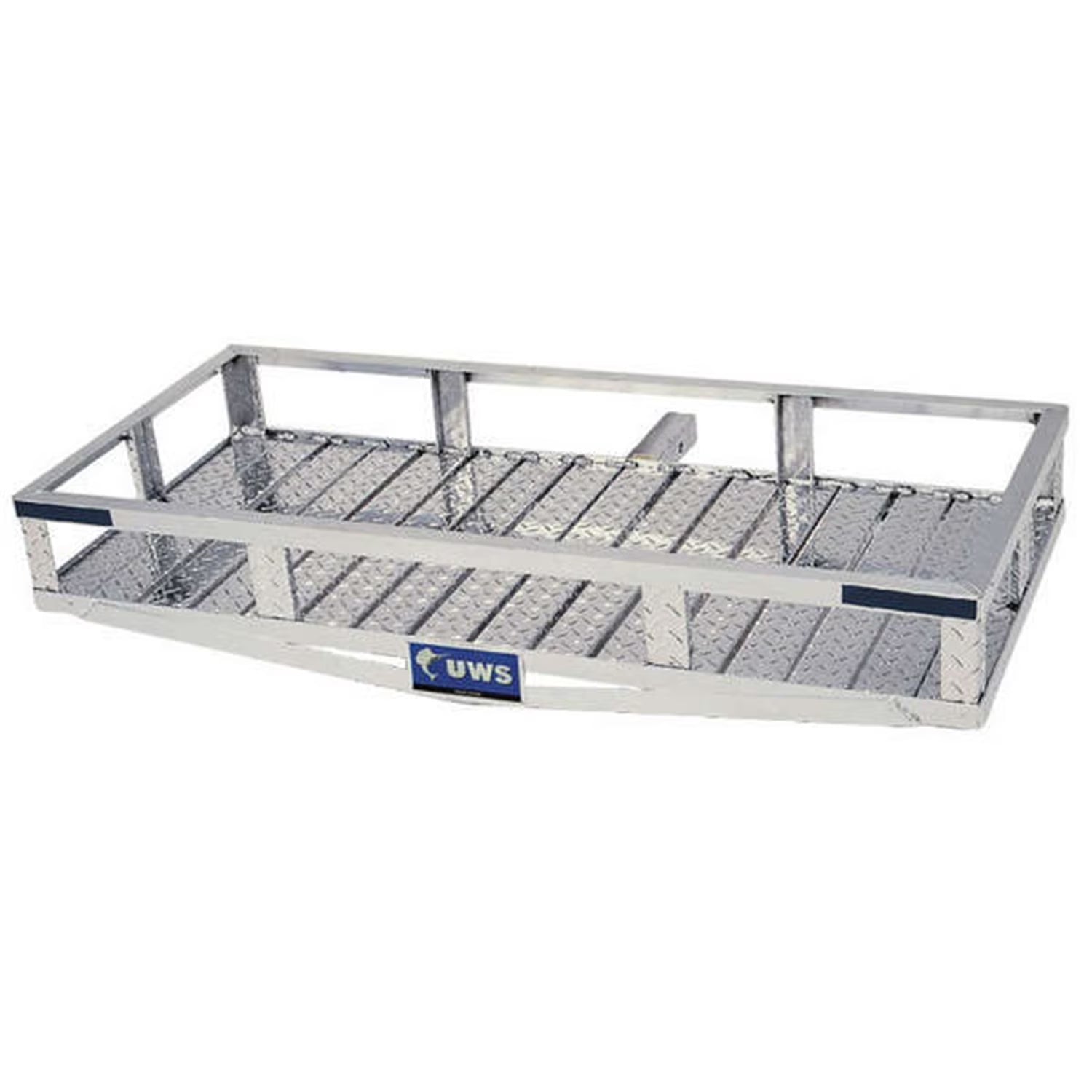 Polished Diamond Plate Aluminum Hitch Mount Carrier 51in x 23in 500lb Capacity I61592