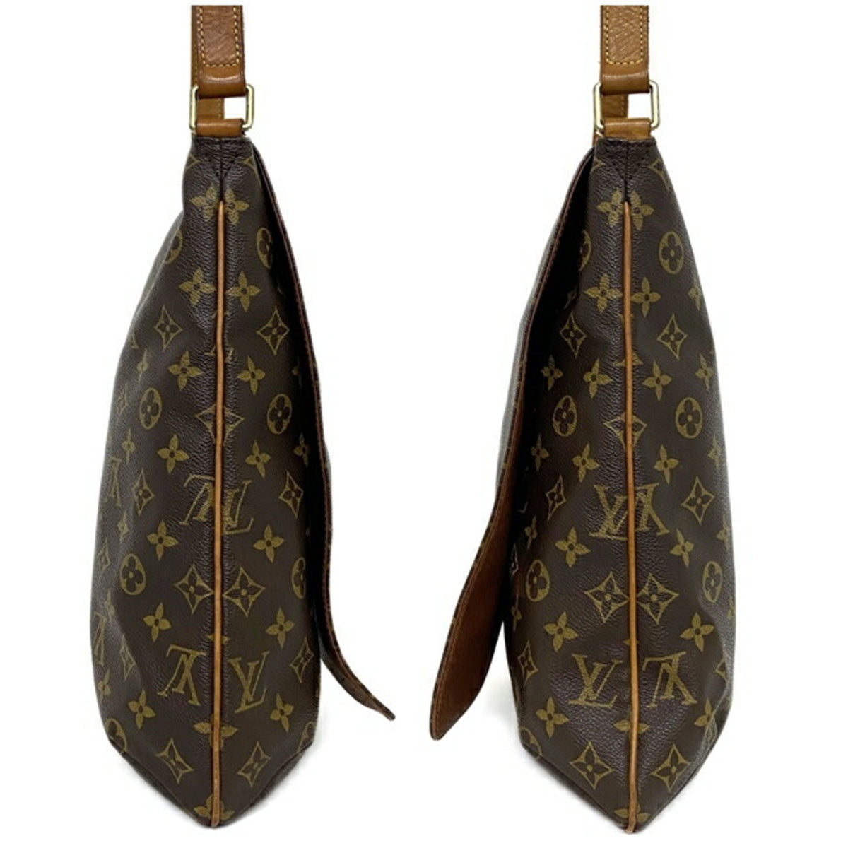 Brown Monogram Shoulder Bag A582