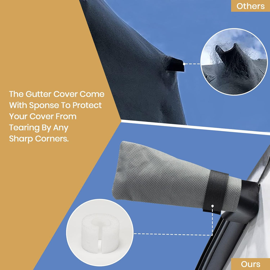 Waterproof Travel Trailer RV Cover with Cotton Lining R90046