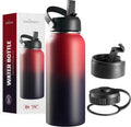 Stainless Steel Double Wall Insulated Sports Water Bottle, 40 OZ BPA Free Y79644