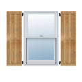 Framed Board-n-Batten Shutters, Rough Sawn Western Red Cedar (Per Pair) L55735