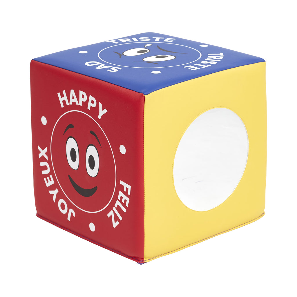 SoftZone Emotion Cube with Mirror Sensory Toy F4110