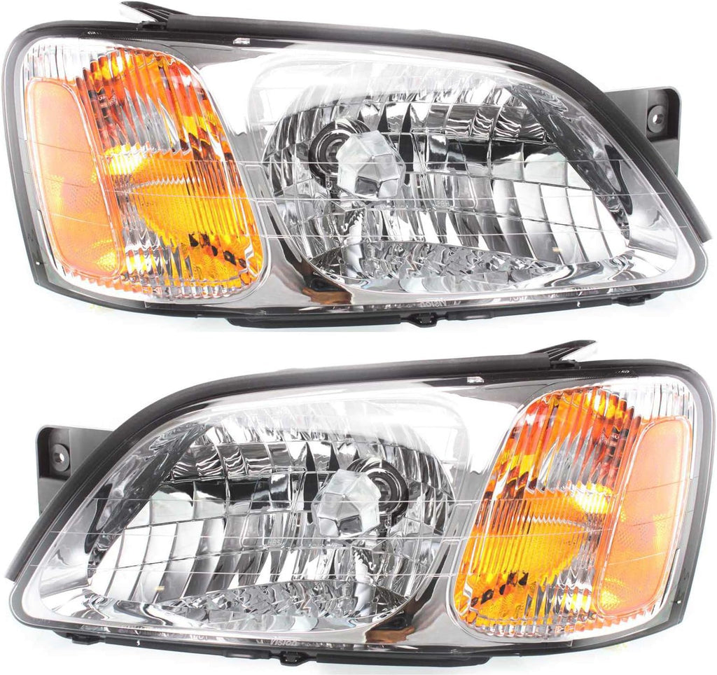 Headlight Set for 2000-2004 Subaru Legacy 2003-2006 Baja Halogen J209