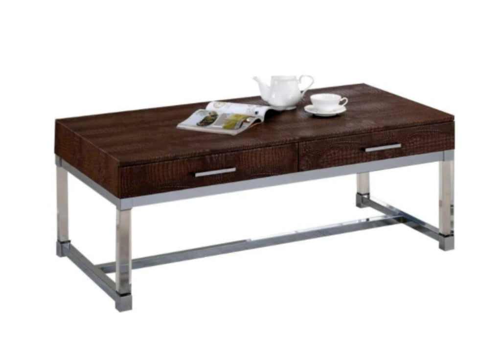 Brown Contemporary Coffee Table B28397