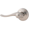 Right Hand Avalon Lever Interior Double Cylinder Handleset Trim Satin Nickel Finish V3233