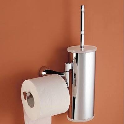 Blue Wall Mount Toilet Paper Holder D969