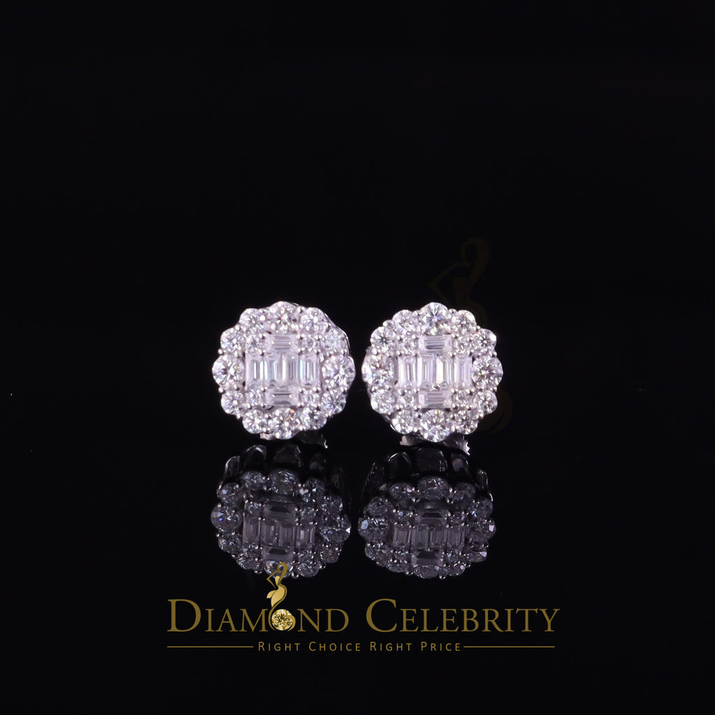 925 Silver Floral Stud Earrings V7248