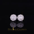 925 Silver Floral Stud Earrings V7248