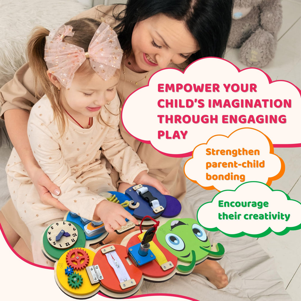 Wooden Montessori Sensory Activity Board K541