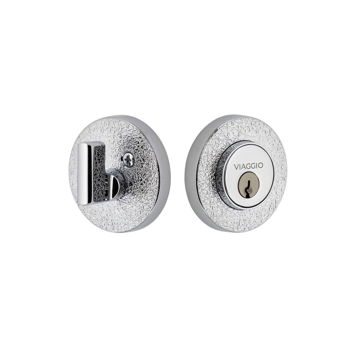Bright Chrome Single Cylinder Deadbolt A914