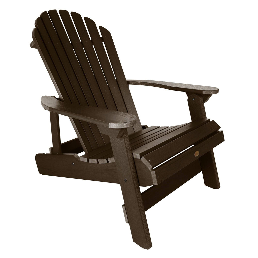 Coastal Teak Folding Recliner Chair with Ottoman G194