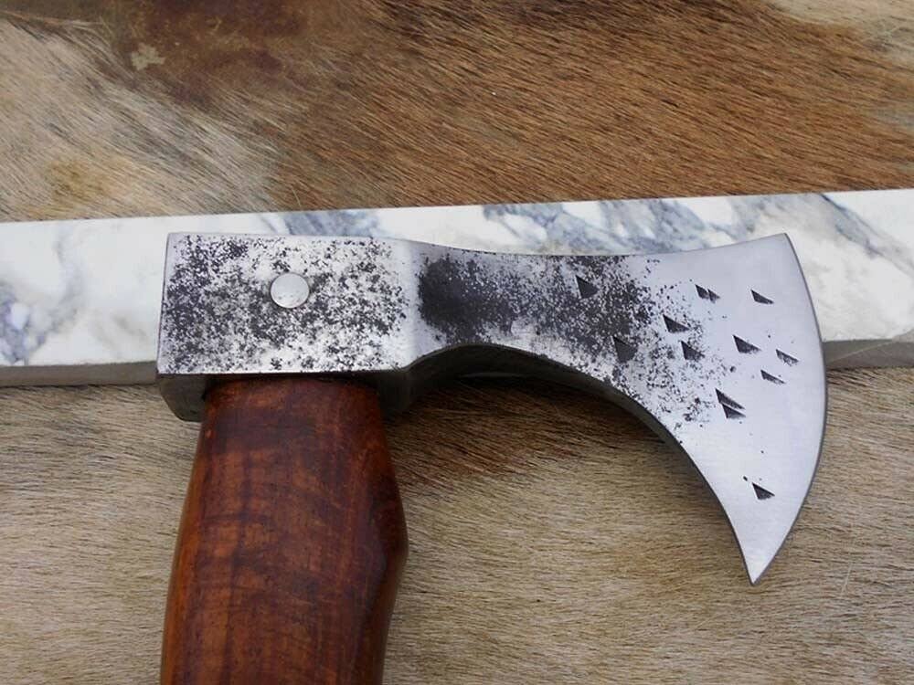 Carbon Steel Voyager Axe with Rose Wood Scale Q20547
