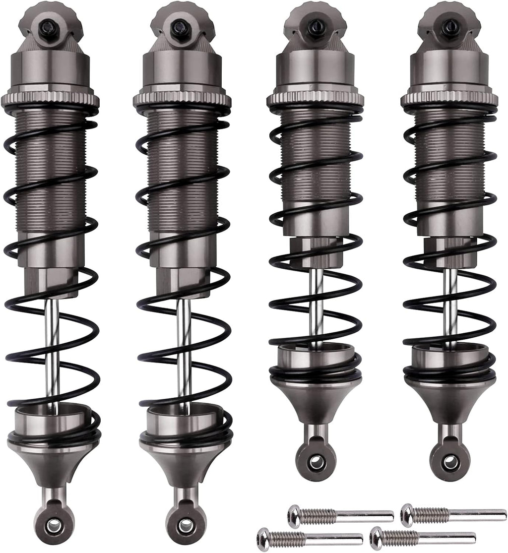 Aluminum Shocks Absorbers Assembled All Metal Set of 4 Green J905058