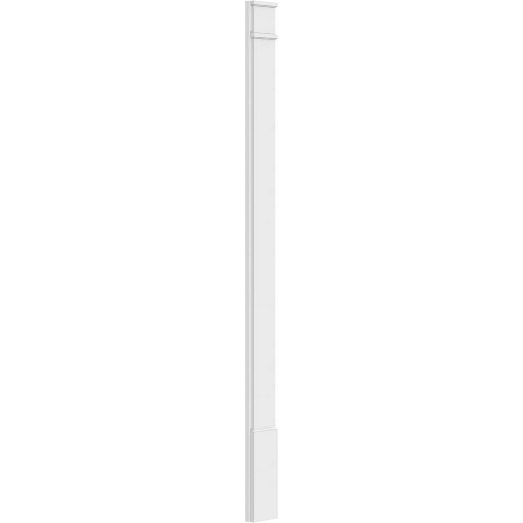 Plain PVC Pilaster with Capital and Base (Pair) H795
