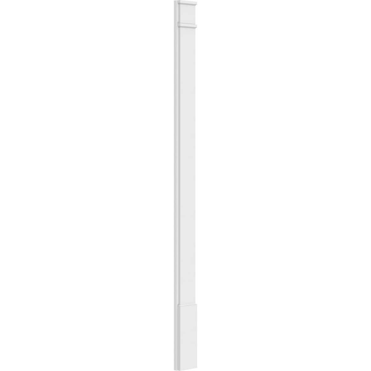 Plain PVC Pilaster with Capital and Base (Pair) H795