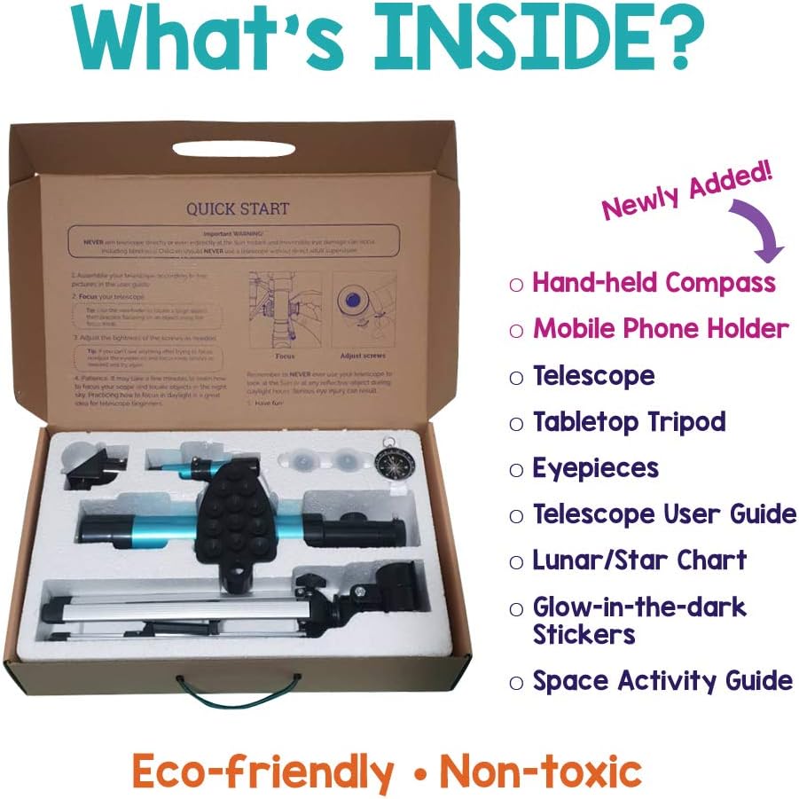 Kid's Explorer Telescope with Eco Carry Case T10093