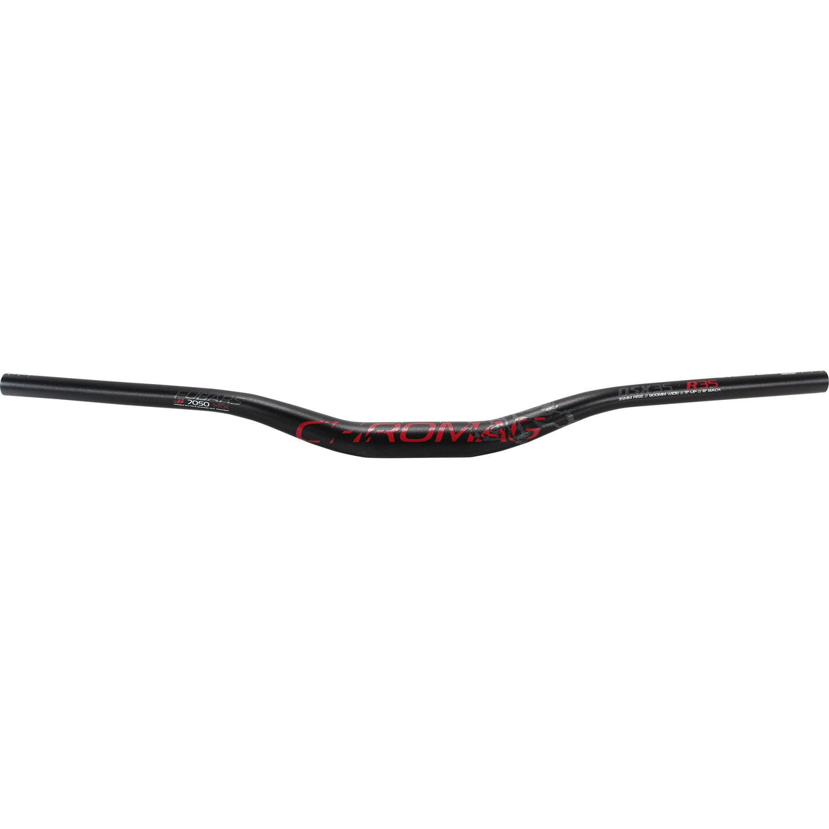 Black Red 35.0mm Riser Bar D112