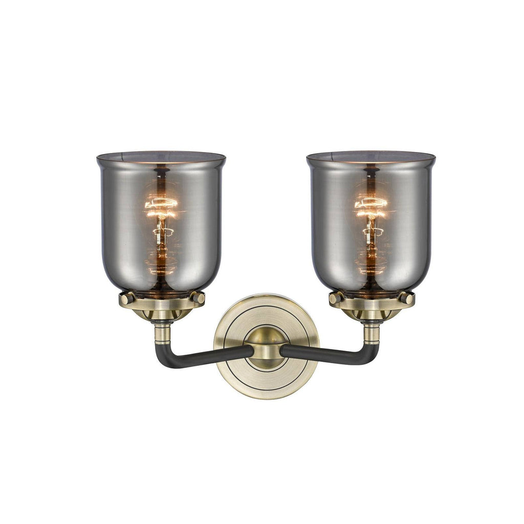 13 inch 2 Light Bath Vanity Oil Rubbed Bronze with Seedy Glass O1608