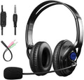 3.5mm Computer Headset with Microphone, Over-The-Head Headset, 8 Pack R82710