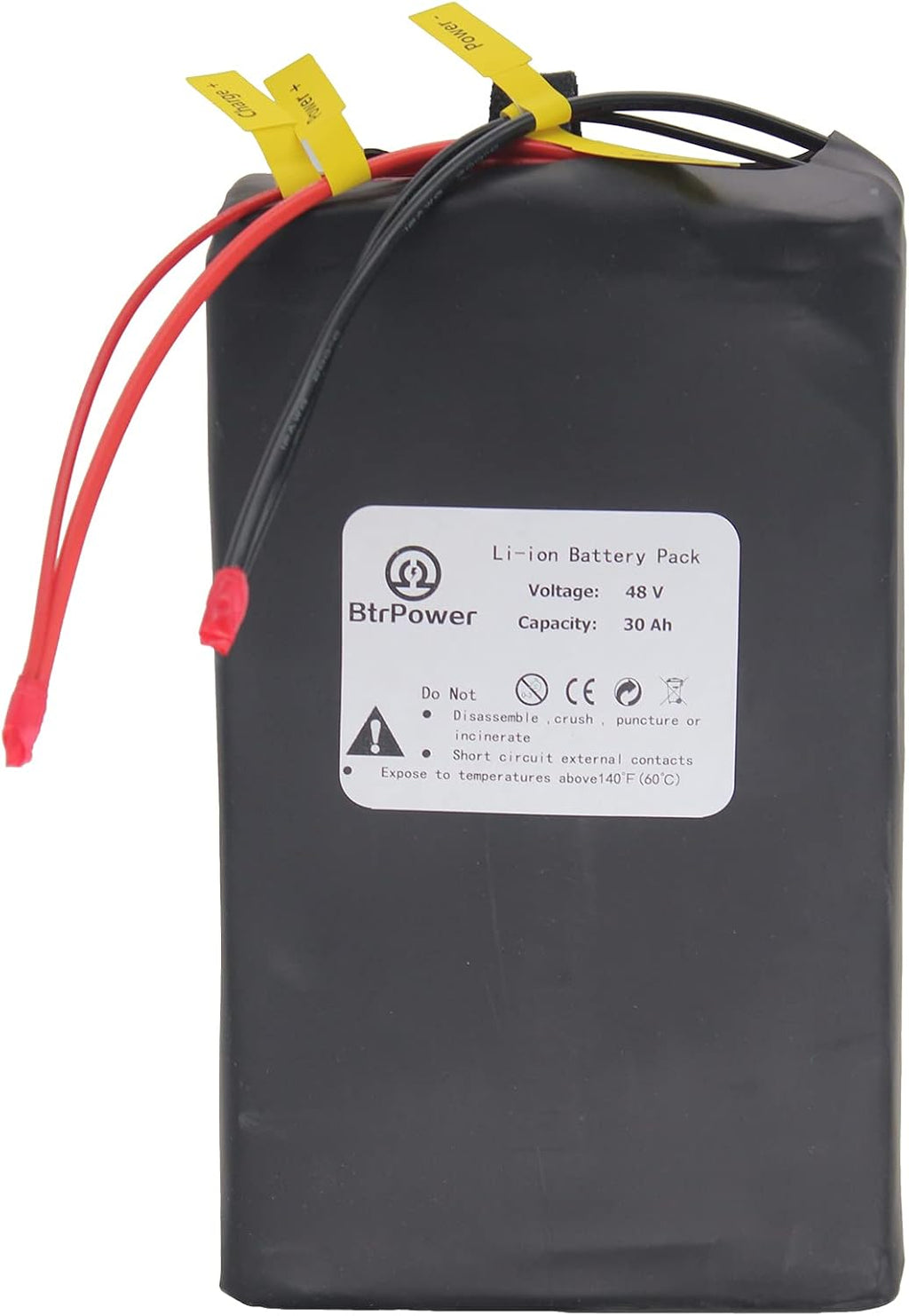 48V 10AH 18AH 20AH 30AH 50AH Lithium Ion LiFePO4 Battery Pack with 5A Charger T167