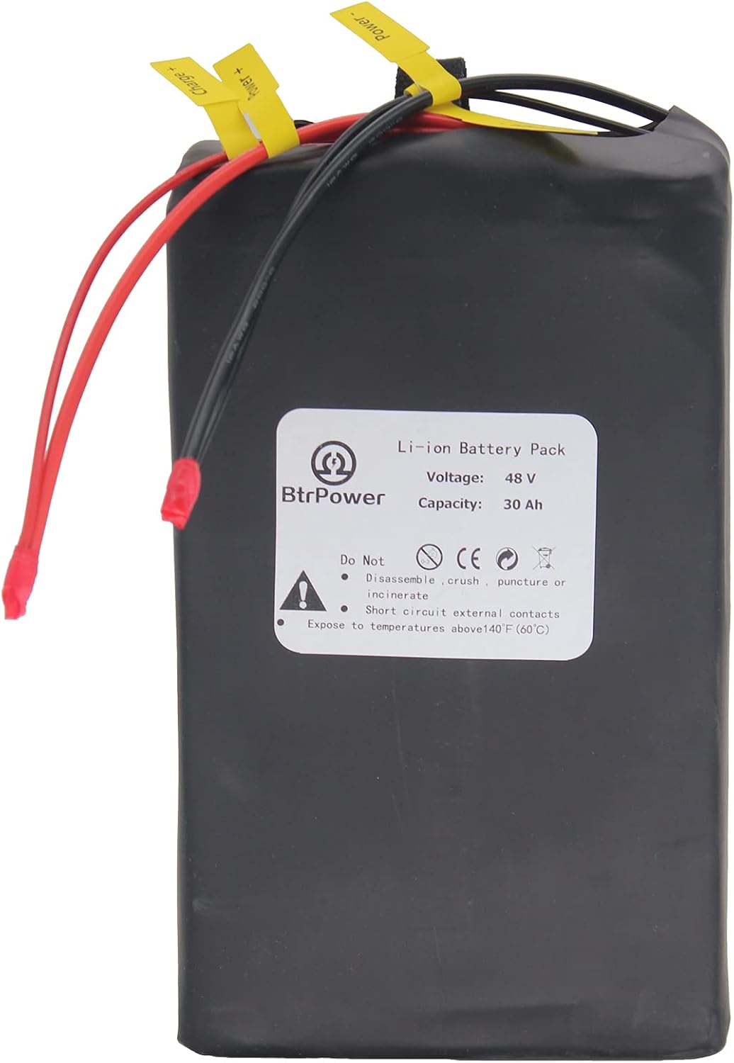 48V 10AH 18AH 20AH 30AH 50AH Lithium Ion LiFePO4 Battery Pack with 5A Charger T167