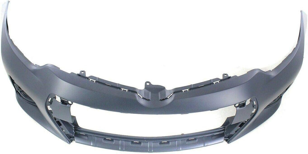 Primed Front Plastic Bumper Cover Fascia with Fog Light Holes for 2014-2016 Toyota Corolla Sedan R366793