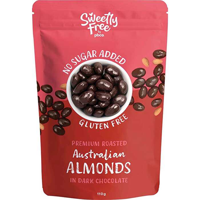 Dark Chocolate Almonds No Sugar Added 110g S79435