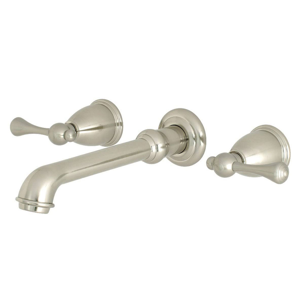 Polished Brass Center Wall Mount Bathroom Faucet P329