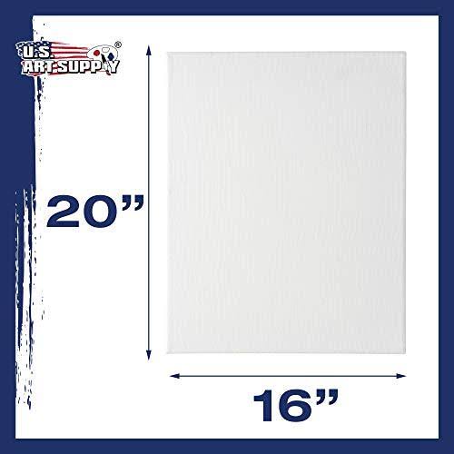 20-Pack 16 x 20 inch Acid Free Stretched Canvas Y39629