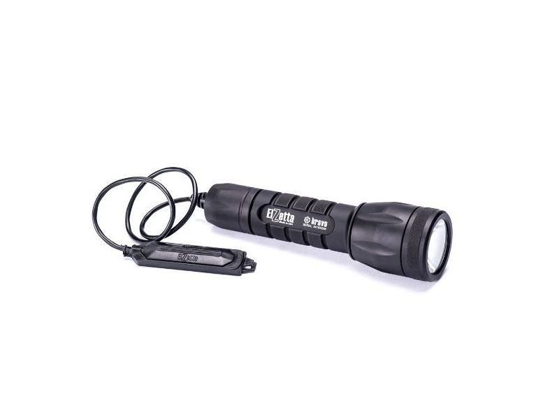 2-Cell Flashlight with Standard Bezel Ring and Remote Tape Switch S222