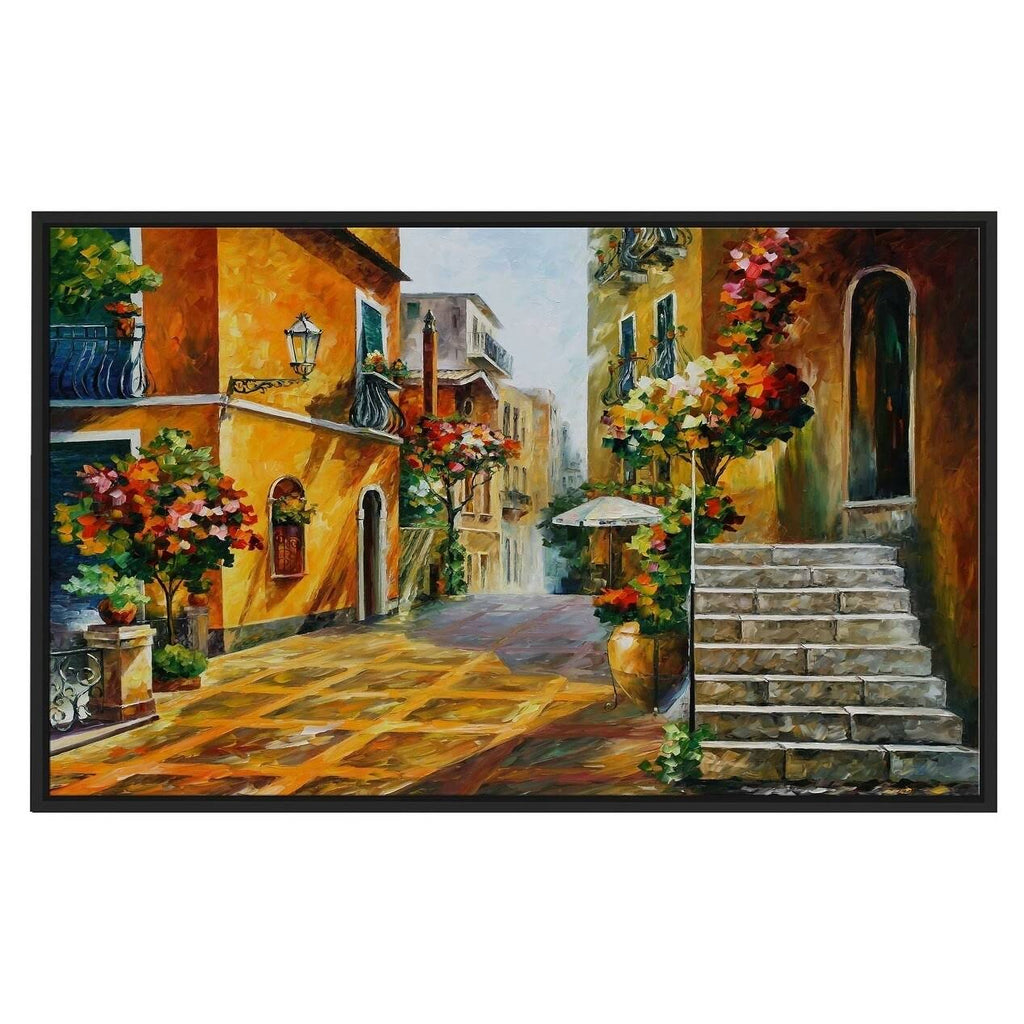 Framed Oil Painting Print on Canvas O27464